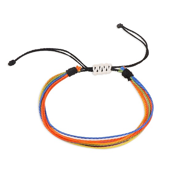 

PandaHall Colorful Wax Thread Bracelets Fibre