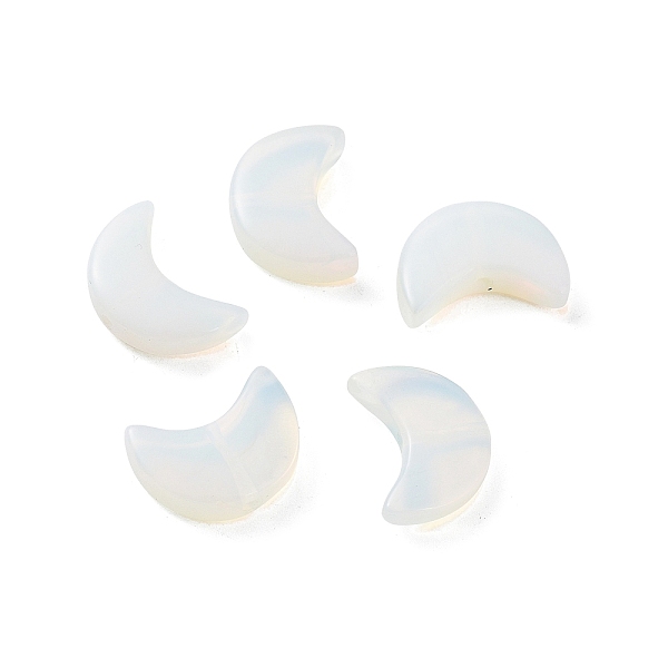 

PandaHall Opalite Beads, Half Moon, 16x11~12x4~4.5mm, Hole: 1~1.2mm Opalite Moon