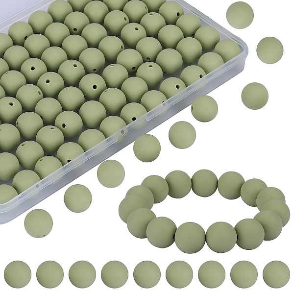 80Pcs Round Silicon… - image