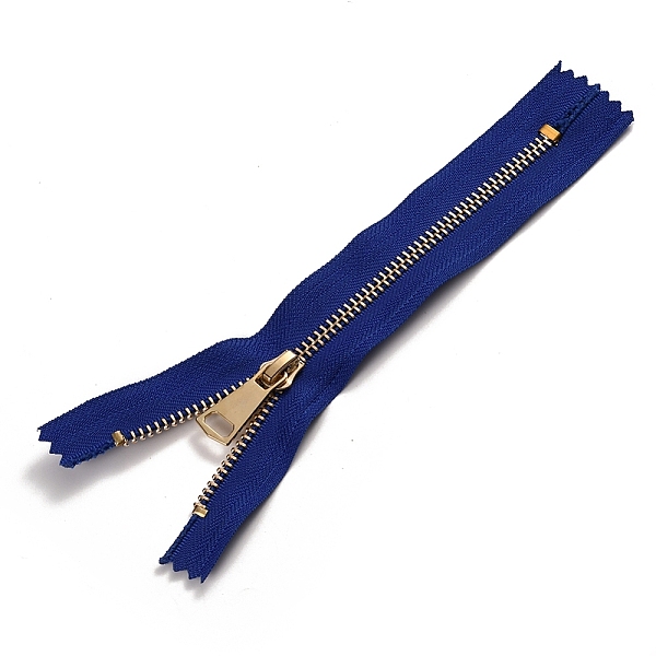 

PandaHall Garment Accessories, Nylon Closed-end Zipper, Zip-fastener Components, Dark Blue, 225x33x2.5mm Nylon Blue