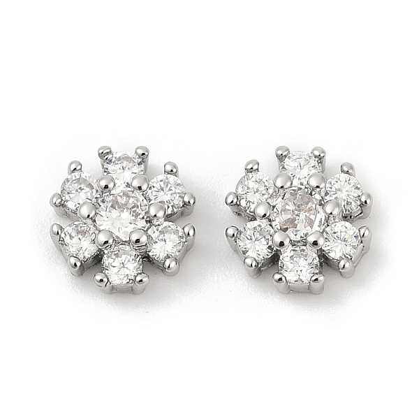 Brass Micro Pave Cl… - image