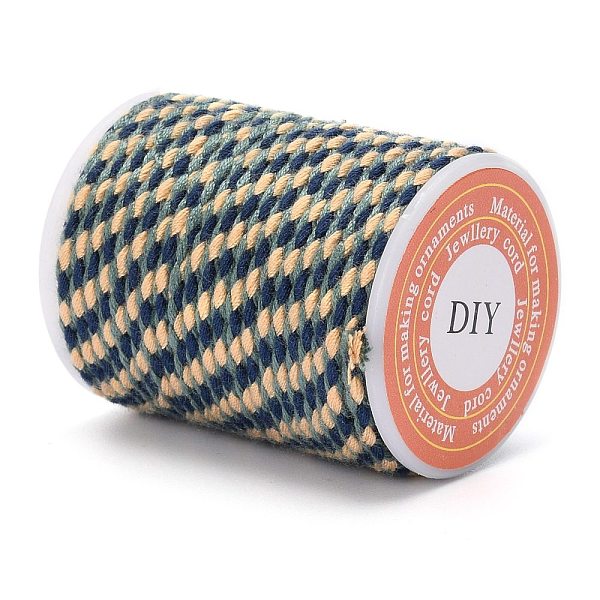 

PandaHall 4-Ply Polycotton Cord, Handmade Macrame Cotton Rope, for String Wall Hangings Plant Hanger, DIY Craft String Knitting, Dark Slate...