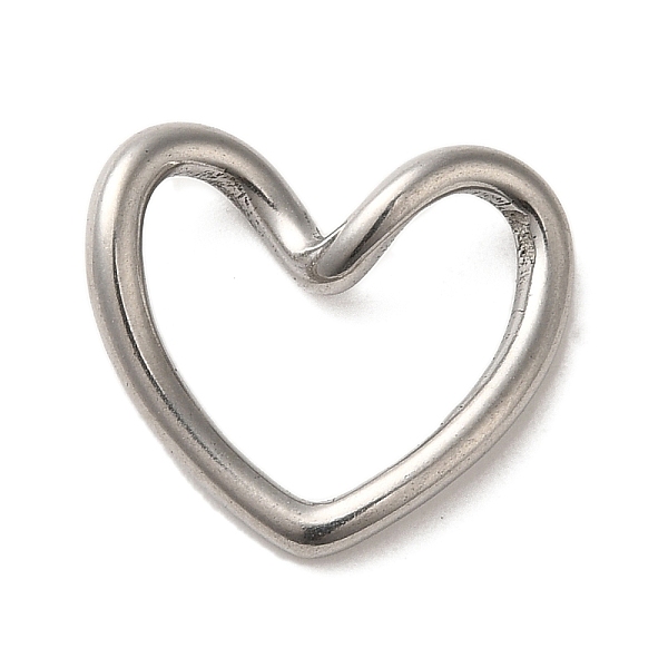 

PandaHall 304 Stainless Steel Linking Rings, Heart, Stainless Steel Color, 16x18x5mm 304 Stainless Steel Heart