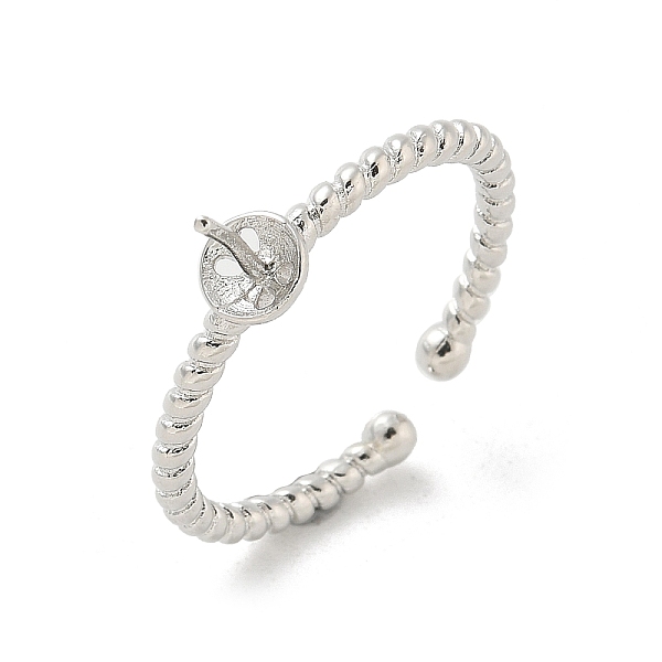 Brass Open Cuff Rin… - image