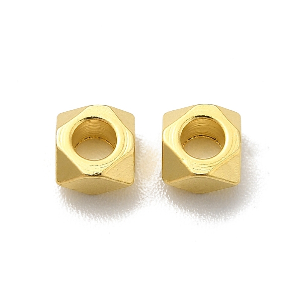 

PandaHall Brass Bead, Lead Free & Cadmium Free, Square, Real 24K Gold Plated, 4x4x2.5mm, Hole: 2mm Brass Square