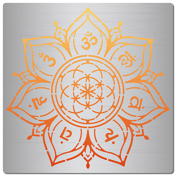

PandaHall Chakra Stainless Steel Cutting Dies Stencils, for DIY Scrapbooking/Photo Album, Decorative Embossing DIY Paper Card, Matte...