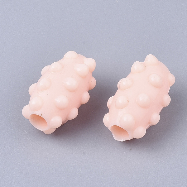 

PandaHall Opaque Acrylic European Beads, Large Hole Beads, Column, Mixed Color, 19x13x11mm, Hole: 4mm, about 400psc/500g Acrylic Column..., Multicolor
