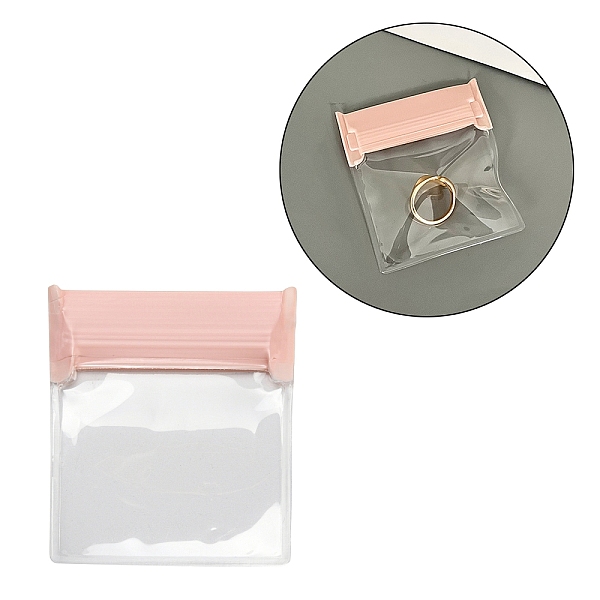 

PandaHall Rectangle EVA Zip Lock Bags, Resealable Packaging Bags, Self Seal Bag, Clear, 8.2x7cm, Unilateral Thickness: 7.8 Mil(0.2mm)...