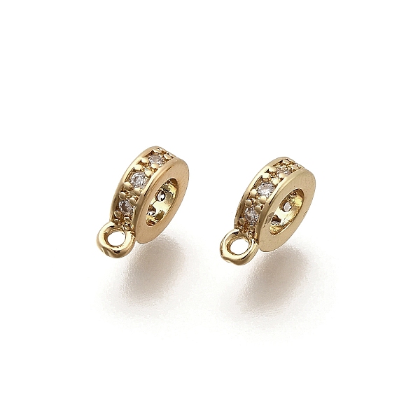 Brass Micro Pave Cl… - image