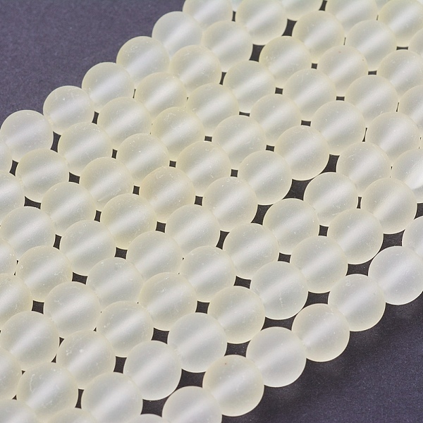 Transparent Glass Bead Strands
