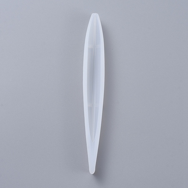 

PandaHall Pen Epoxy Resin Silicone Molds, Ballpoint Pens Casting Molds, for DIY Candle Pen Making Crafts, White, 157x19x15mm Silicone White