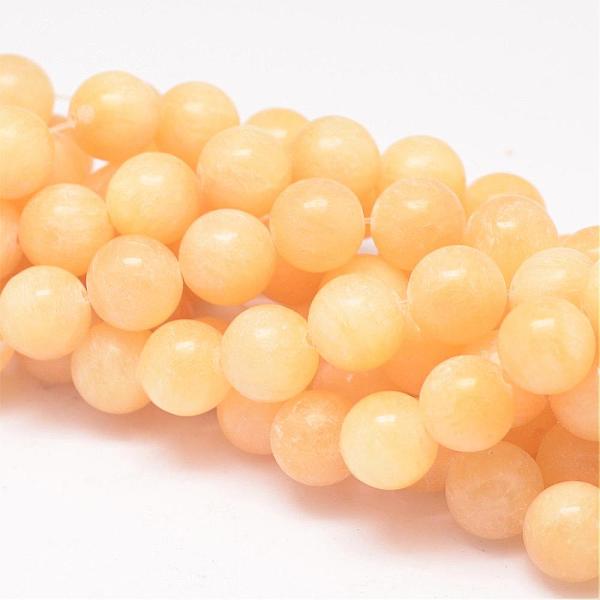 Chapelets De Perles En Jade Jaune Naturel