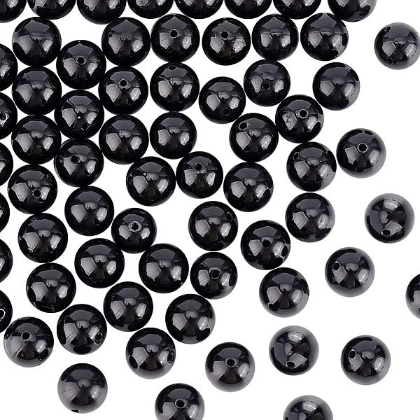 

PandaHall Olycraft 60Pcs Grade A Natural Tourmaline Round Beads, 8mm, Hole: 1mm Tourmaline Round
