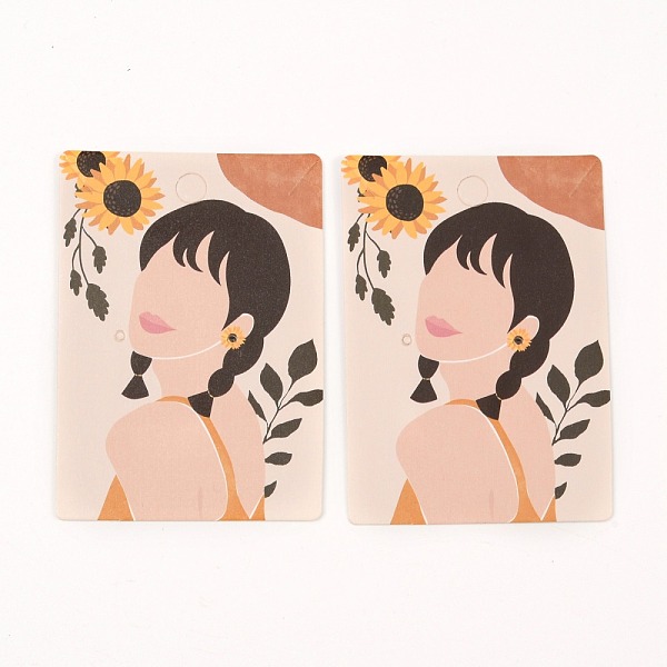 

PandaHall Euramerican Style Necklace Earrings Packaging Card, for Earring & Necklaces, Mixed Color, 7.05x5x0.05cm, about 100 pcs/bag Paper..., Multicolor