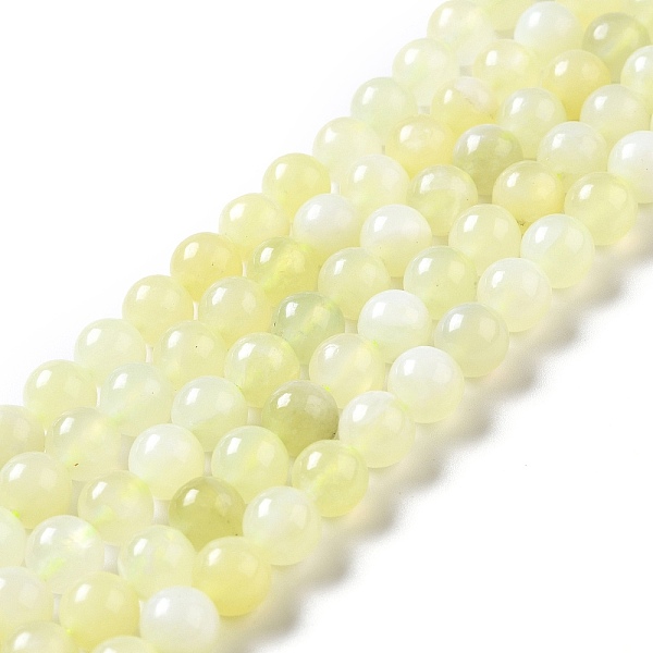 

PandaHall Natural New Jade Beads Strands, Grade AB+, Round, 8~8.5mm, Hole: 1.2mm, about 45~47pcs/strand, 14.76~15.08 inch(37.5~38.3cm) New...