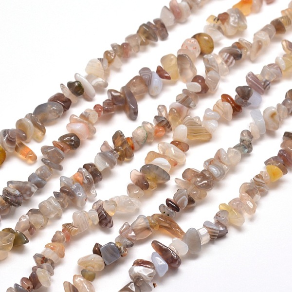 

PandaHall Natural Agate Chip Bead Strands, 5~8x5~8mm, Hole: 1mm, about 31.5 inch Natural Agate Chip