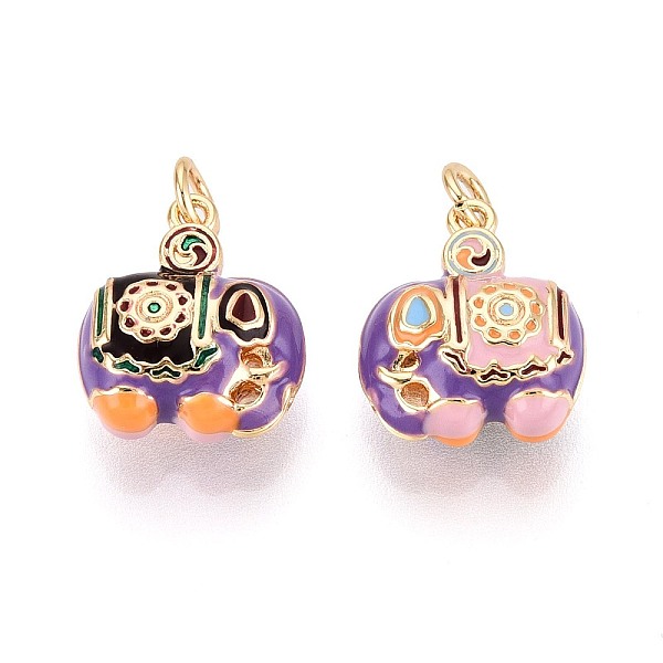 Brass Enamel Pendan… - image