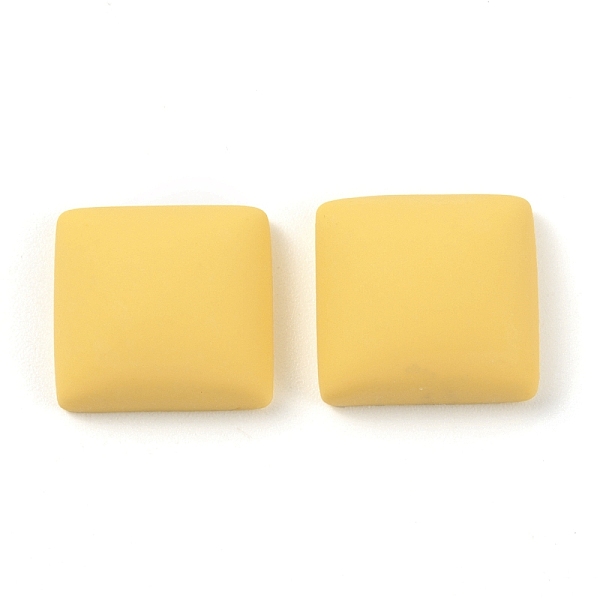 

PandaHall Resin Cabochons, Square, Gold, 15.5x15x7mm Resin Square Gold