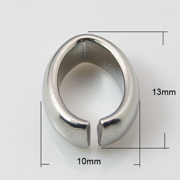 

PandaHall 201 Stainless Steel Quick Link Connectors, Linking Rings, 13x10x4.5mm, Hole: 6x10mm 201 Stainless Steel Others