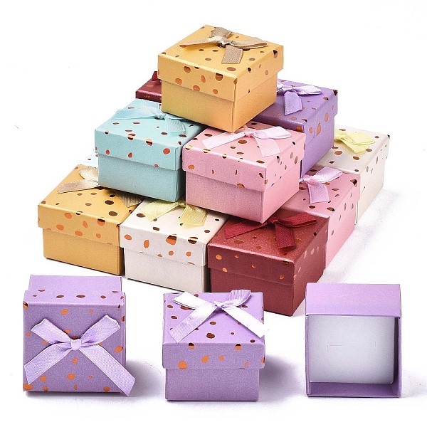 6 boîte à bagues en carton
