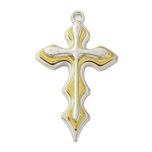 

PandaHall Alloy Pendants, Cross, Golden, 57x34.5x6.5mm, Hole: 3mm Alloy Cross