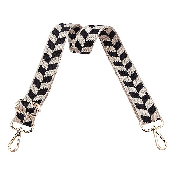 

PandaHall Geometric Pattern Adjustable Shouder Bag Strap, with Zinc Alloy Clasps, for Bag Replacement Accessories, Tan, 80~140x3.8x0.15cm..., Orange