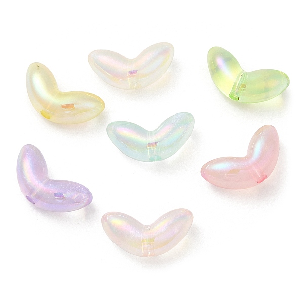 

PandaHall UV Plating Transparent Acrylic Beads, Luminous Beads, Iridescent, Leaf, Mixed Color, 12x23.5x9mm, Hole: 2.8mm Acrylic Leaf..., Multicolor