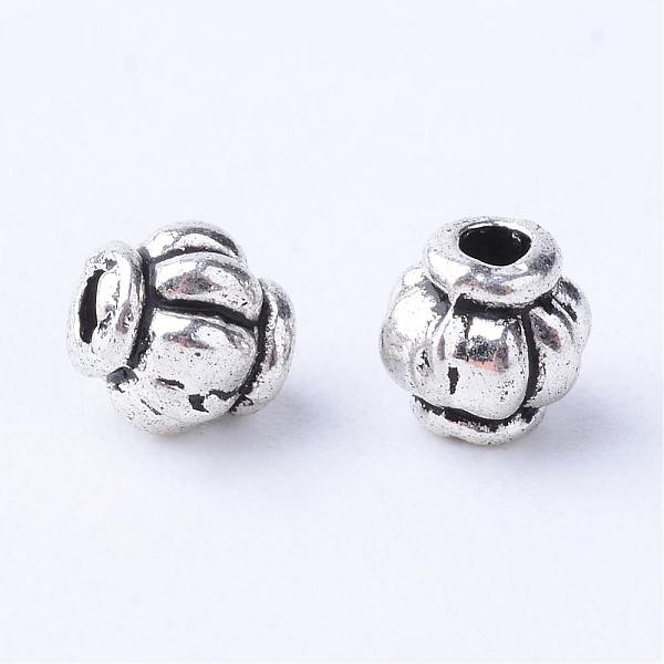 

PandaHall Tibetan Style Alloy Spacer Beads, Lantern, Cadmium Free & Lead Free, Antique Silver, 4x4mm, Hole: 1mm, about 5800pcs/1000g Alloy...