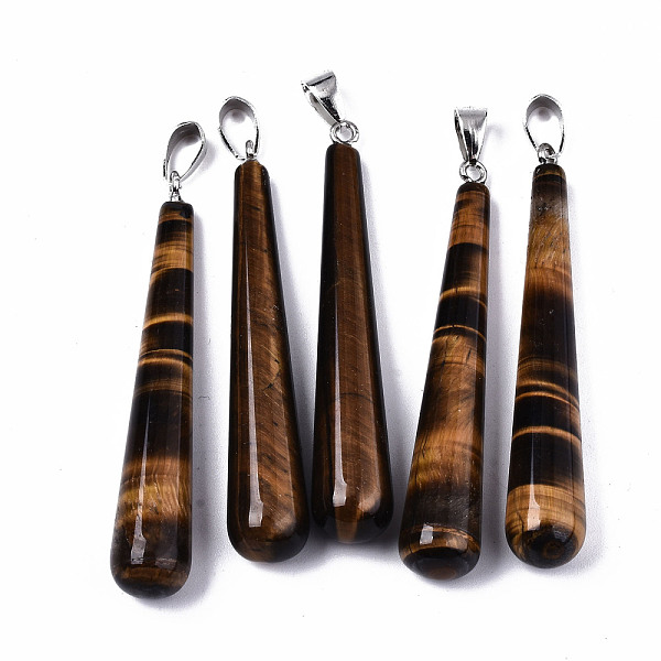 Natural Tiger Eye Big Pendants