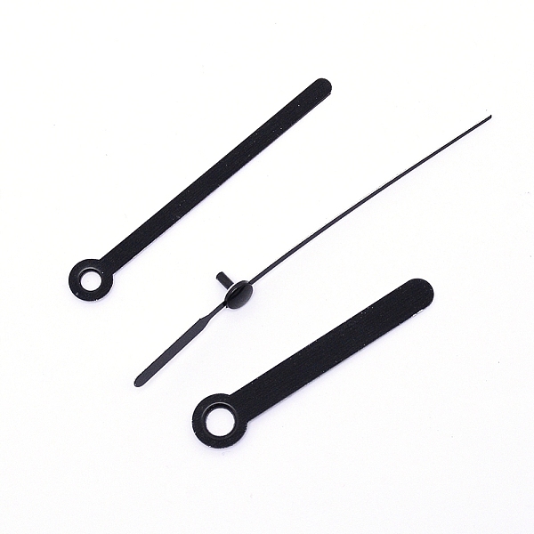 

PandaHall Alloy Clock Pointers, with Plastic Finding, Gunmetal, Hour Hand: 50x10x1.5mm, Hole: 5mm, Minute Hand: 60x18x1.2mm, Hole: 3.5mm...