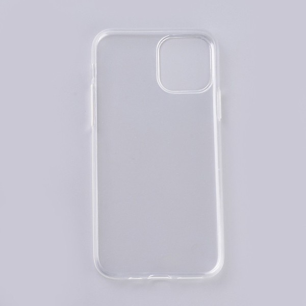

PandaHall Transparent DIY Blank Silicone Smartphone Case, Fit for iPhone11Pro(5.8 inch), For DIY Epoxy Resin Pouring Phone Case, White...