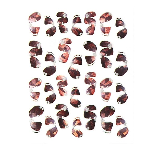 Shining Laser Ribbon Nail Decals Stickers