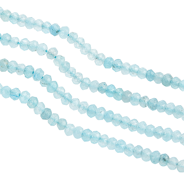 Dyed Natural Malaysia Jade Rondelle Beads Strands