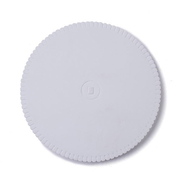 

PandaHall EVA Braiding Disc Disk, Macrame Board, DIY Braided Cord Bracelet, Craft Tool, Flat Round, White, 19x1.4cm Plastic White