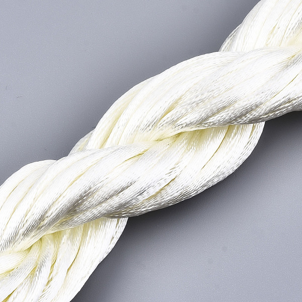 

PandaHall Polyester Thread, Beige, 2mm, about 10m/bundle Polyester Yellow