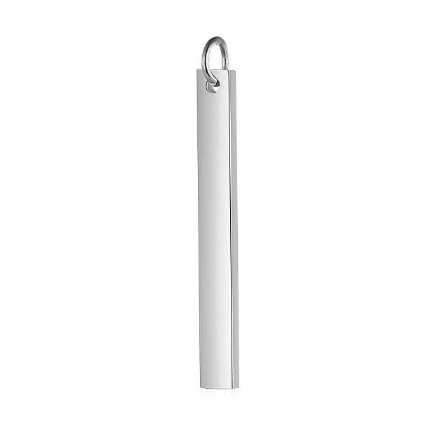

PandaHall 201 Stainless Steel Pendants, Rectangle, Stamping Blank Tag, Stainless Steel Color, 30x3x1.5mm, Hole: 3mm 201 Stainless Steel...