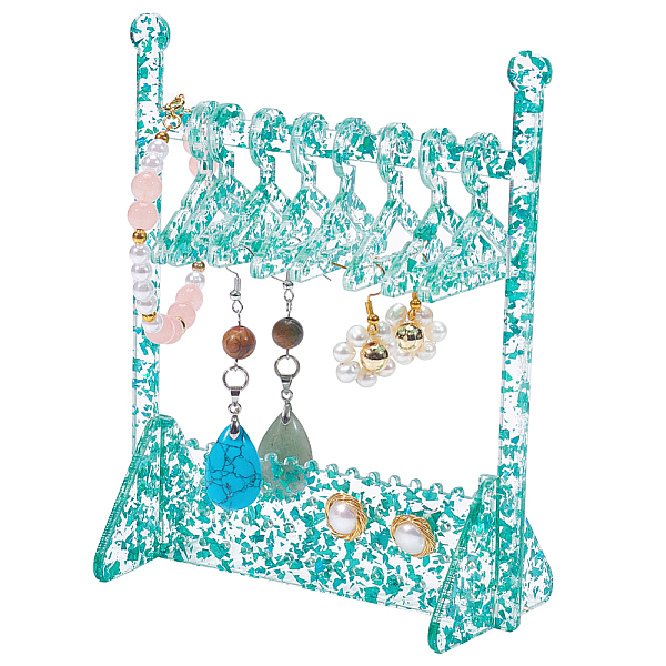 

PandaHall PH Earring Display Stand Holder, Acrylic Earring Holder Rack with Mini Hangers Ear Studs Organizer Storage Unique Earring Closet...