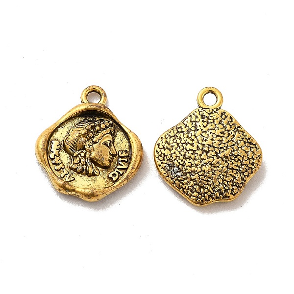 

PandaHall Alloy Pendants, Long-Lasting Plated, Cadmium Free & Lead Free, Irregular Shape , Antique Golden, 19x16.5x3.5mm, Hole: 2mm Alloy...