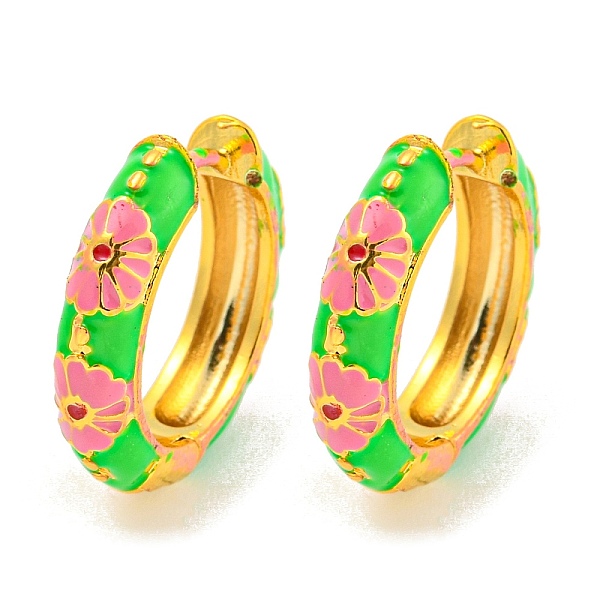Boucles d'oreilles créoles en laiton
