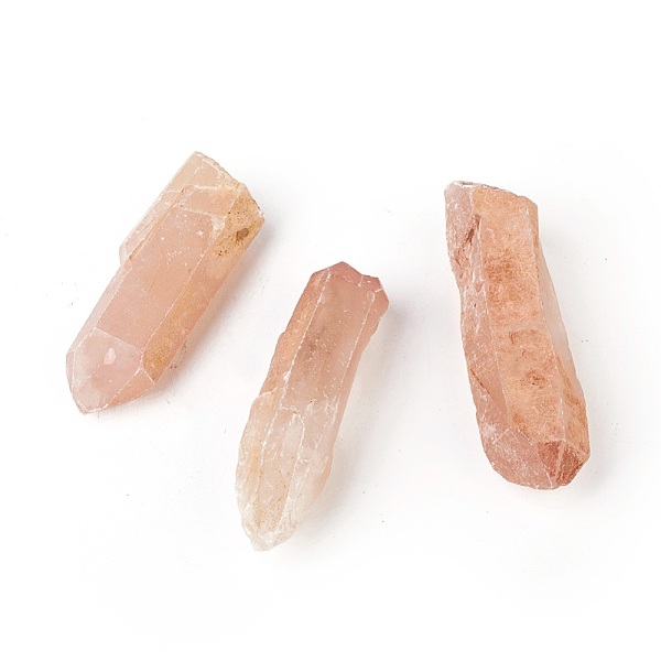 

PandaHall Natural Quartz Crystal Beads, No Hole/Undrilled, Nuggets, Orange, 70~125x20~38mm Quartz Crystal Nuggets Orange