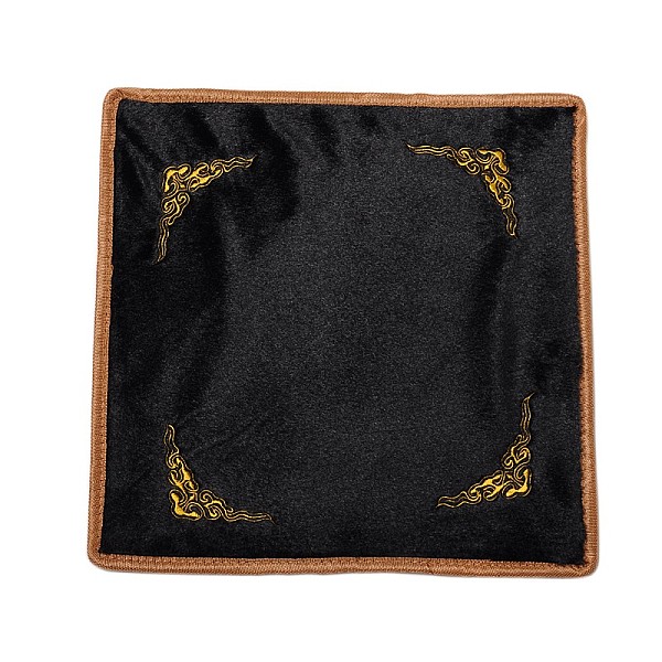 

PandaHall Velours Display Cloths, Square, Black, 295x295x2.5mm Velvet Black