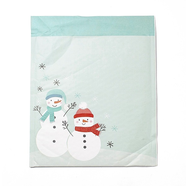 

PandaHall Kraft Paper & Plastic Bubble Envelope Bags, Self-adhesive Bag, Christmas Theme, Rectangle, Snowman Pattern, 32.5x27.5x0.5cm Paper...