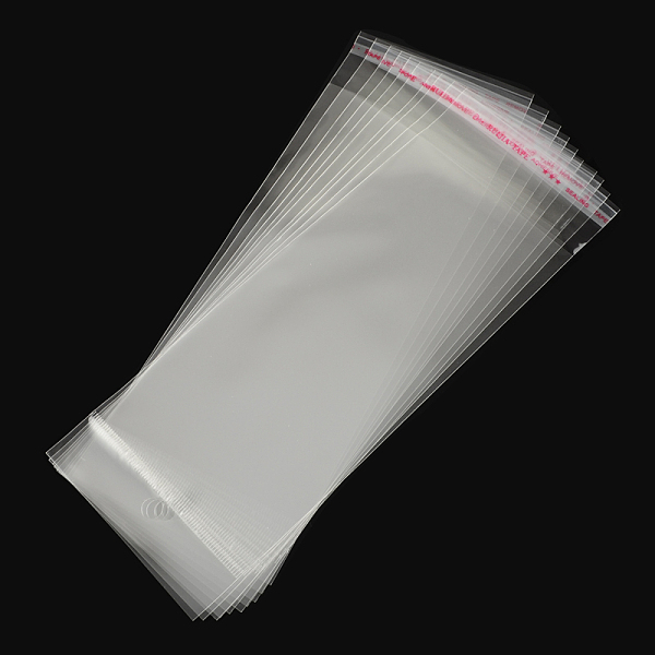 

PandaHall OPP Cellophane Bags, Rectangle, Clear, 21.5x8cm, Hole: 8mm, Unilateral Thickness: 0.035mm, Inner Measure: 16x8cm OPP Cellophane...