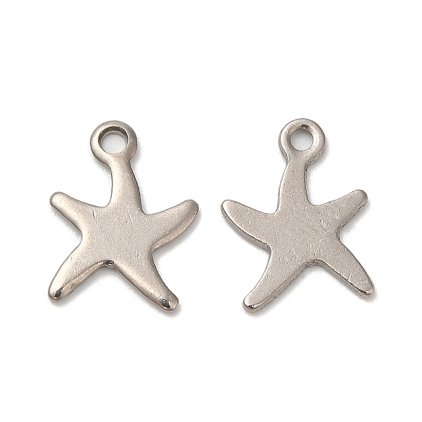 

PandaHall 304 Stainless Steel Pendants, Laser Cut, Starfish, Stainless Steel Color, 11.5x9mm Stainless Steel Starfish
