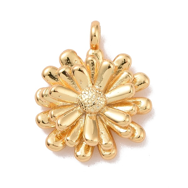 

PandaHall Rack Plating Brass Charms, Cadmium Free & Lead Free, Long-Lasting Plated, Flower, Real 18K Gold Plated, 14x11x3mm, Hole: 1.5mm...