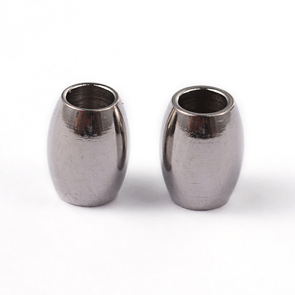 

PandaHall Barrel 304 Stainless Steel Spacer Beads, Stainless Steel Color, 5x4mm, Hole: 2mm 304 Stainless Steel Barrel