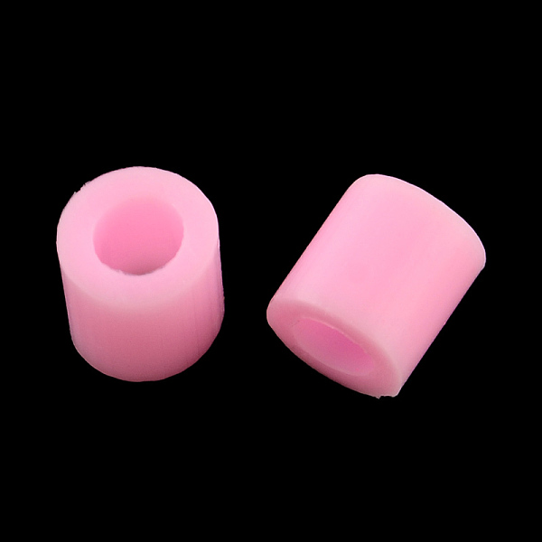 

PandaHall Melty Mini Beads Fuse Beads Refills, Tube, Pearl Pink, 3~3.3x2.5~2.6mm, about 40000pcs/500g Plastic Tube Pink