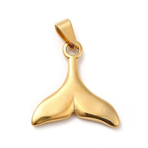 

PandaHall Vacuum Plating 201 Stainless Steel Pendants, Mermaid Tail Shape, Golden, 25.5x24x3mm, Hole: 6.5x3.5mm 201 Stainless Steel Others