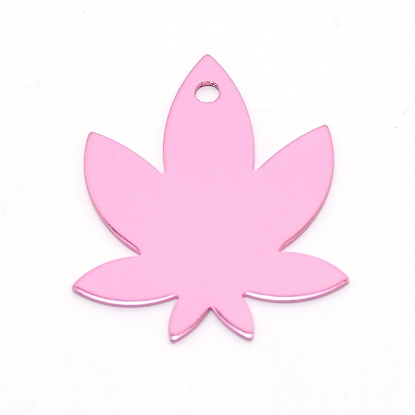 

PandaHall Aluminum Blank Pendants, Maple Leaf, Plum, 43.5x35x1mm, Hole: 3mm, 10pcs/bag Aluminum Leaf Purple