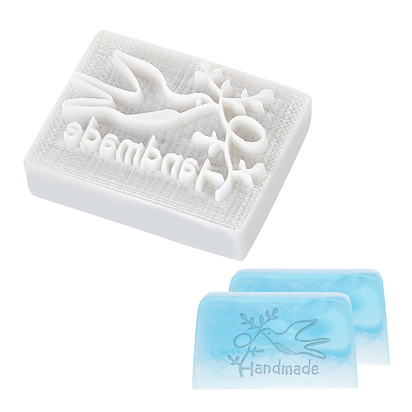 CRASPIRE Soap Mould Stamp Resin Pigeon Soap Chapter Handmade Stamping Mould Imprint Stamp For DIY Handmade Soap Supplies Craft Art Gift